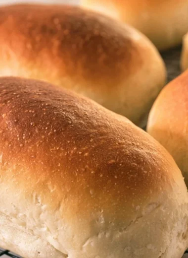 Chewy sandwich rolls freshly baked and ready for delicious fillings