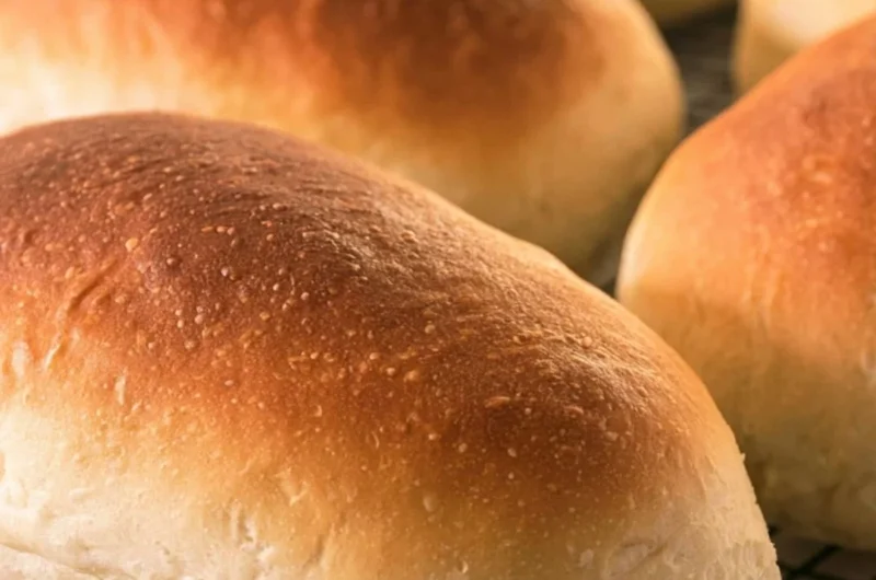 Chewy sandwich rolls freshly baked and ready for delicious fillings