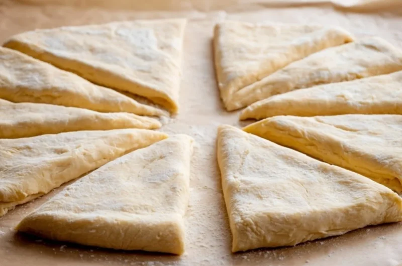 Homemade Crescent Rolls inspired by Pillsbury recipe.