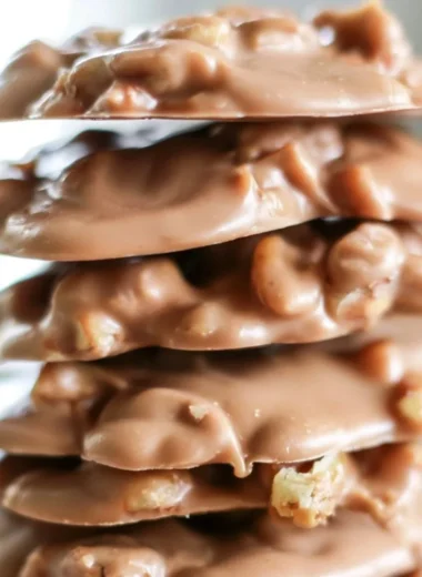 Delicious Southern pecan pralines on a decorative plate.