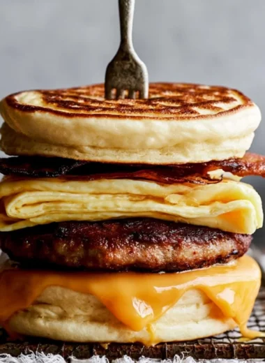 Delicious homemade McGriddle sandwiches ready in under 30 minutes