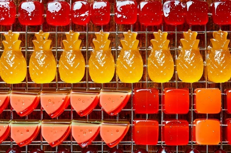 Homemade fruit snacks made with fresh ingredients