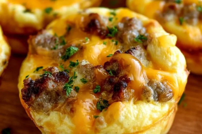 Healthy and delicious breakfast egg bites ready for meal prep