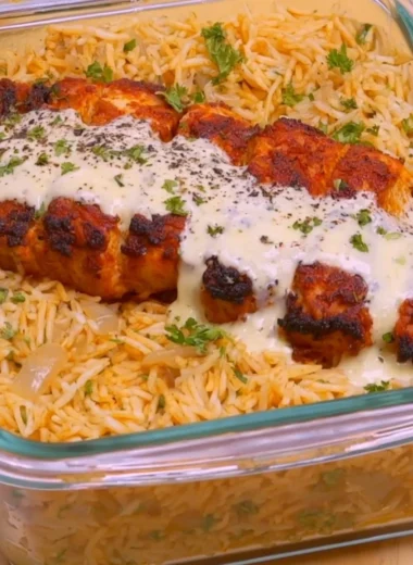 Creamy Cajun Chicken and Rice Bowls with high protein meal prep.